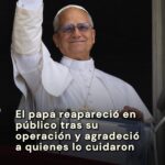 El papa León XIV volvió al Vaticano después de su operación y dio un m…